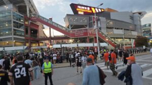 Steelers at Browns game photo from October 1, 2026
