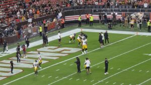 Steelers at Browns game photo from October 1, 2026